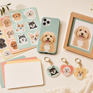 Personalized Pet Sticker & Gift Set